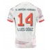 Bayern Munich Luis Diaz #14 Borte Drakt 2025-26 Kortermet